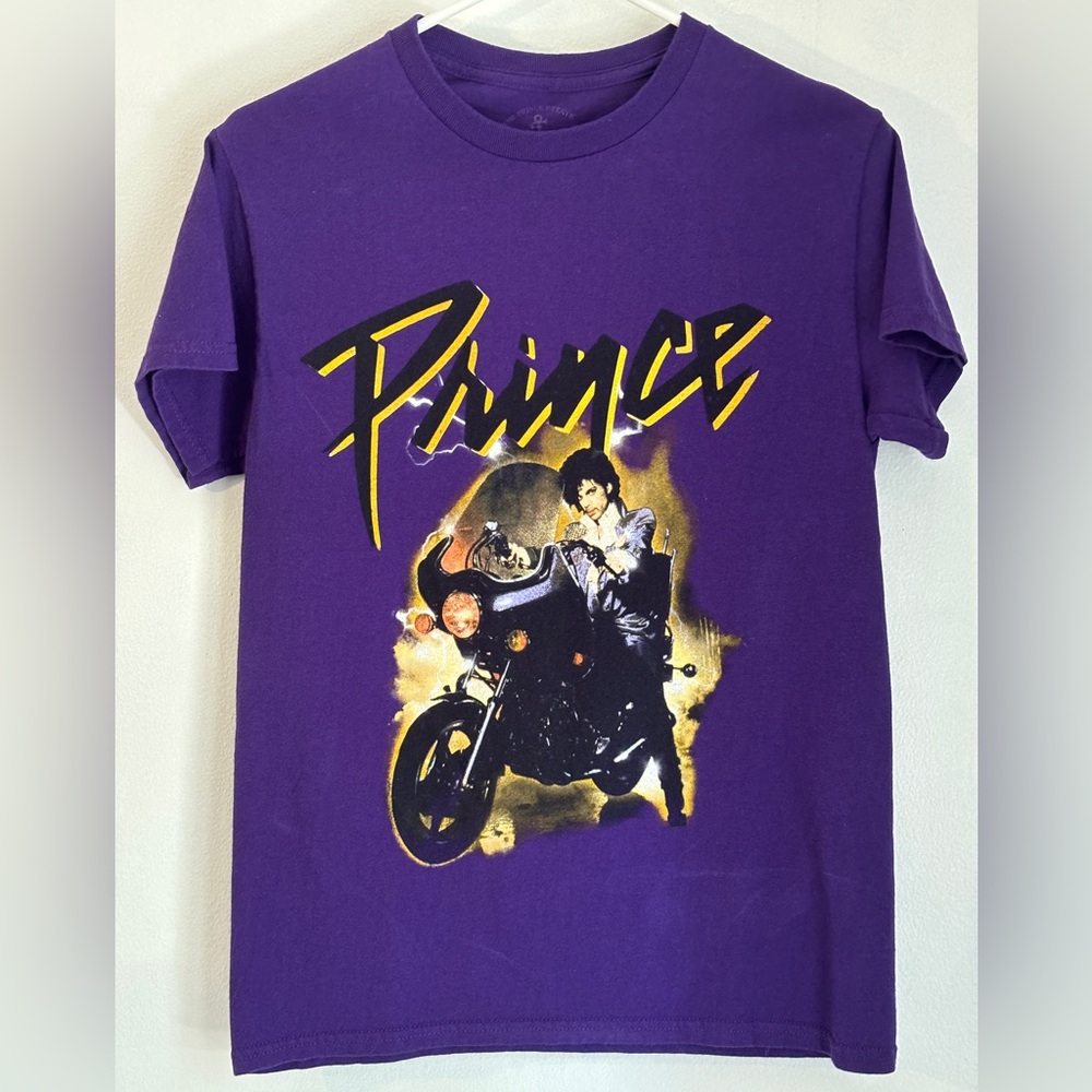 Prince Purple Rain T Shirt Tee Motorcycle